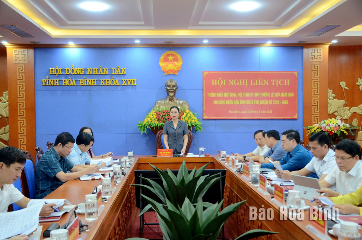 Thống nhất một số nội dung chương trình Kỳ họp thường lệ giữa năm 2025, HĐND tỉnh khóa XVII