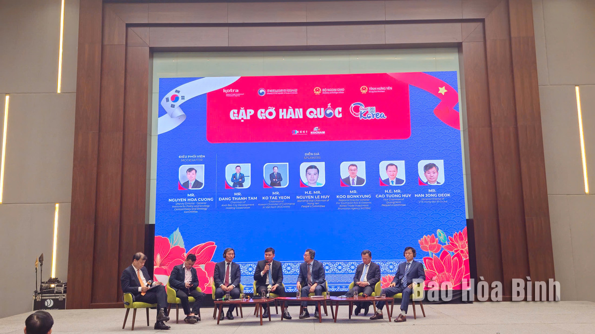Tỉnh Hoà Bình tham gia hội nghị "Gặp gỡ Hàn Quốc 2025"