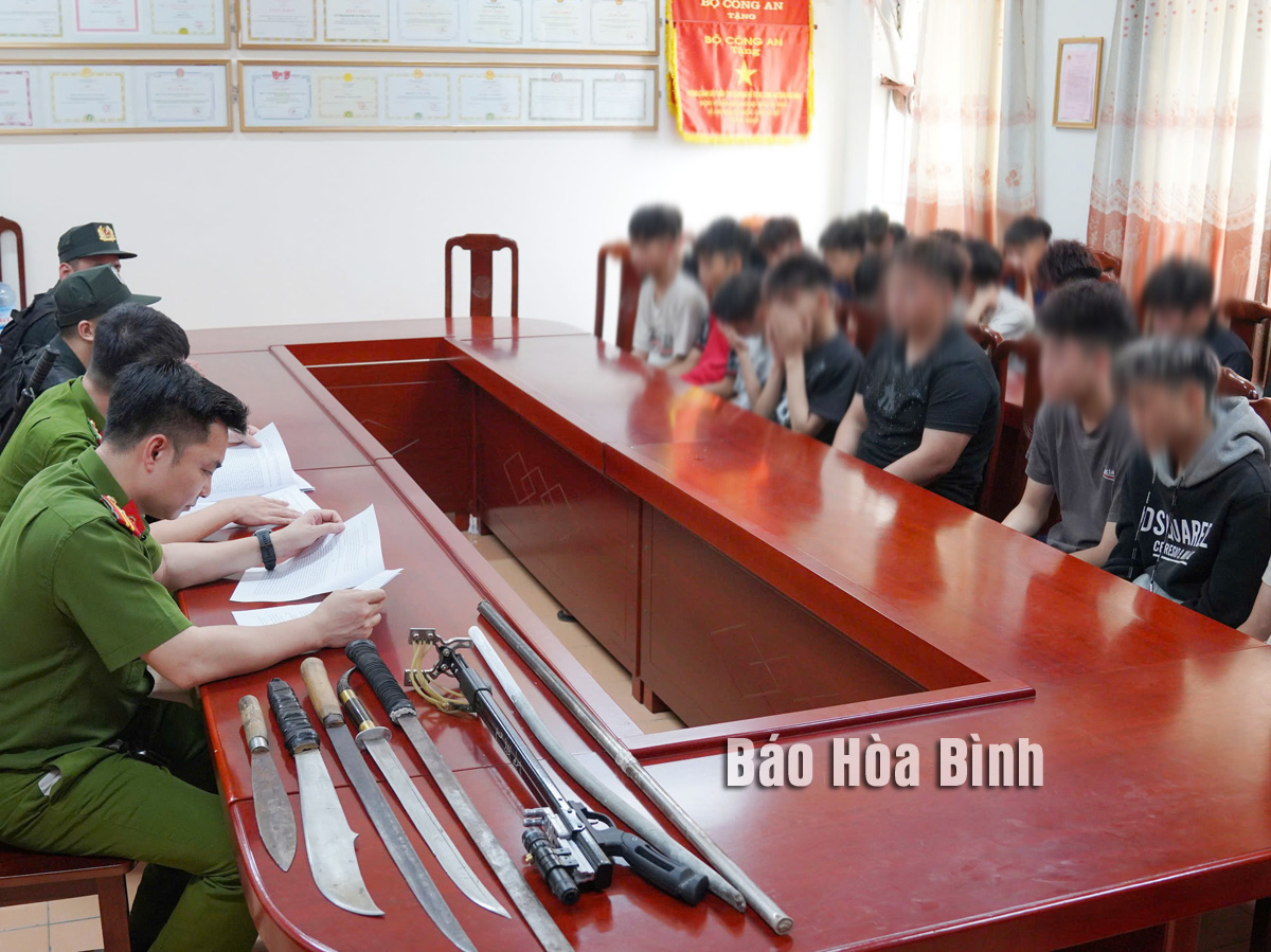 Xử lý nhóm thanh thiếu niên gây mất an ninh trật tự