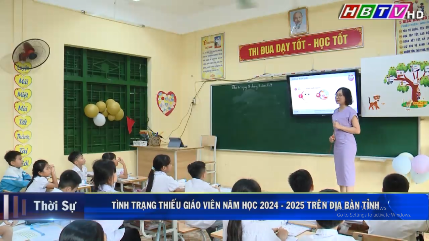 20/9: Tình trạng thiếu giáo viên năm học 2024 - 2025 trên địa bàn tỉnh