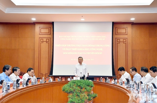 Tổng Bí thư Tô Lâm chủ trì phiên họp Thường trực Ban Chỉ đạo Trung ương về phát triển khoa học, công nghệ, đổi mới sáng tạo và chuyển đổi số