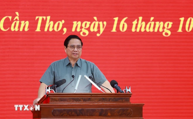 Thủ tướng Phạm Minh Chính chủ trì Hội nghị tháo gỡ khó khăn, thúc đẩy phát triển hạ tầng Đồng bằng sông Cửu Long