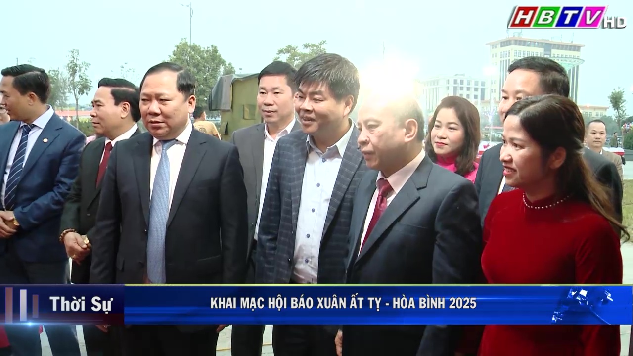 22/1: KHAI MẠC HỘI BÁO XUÂN ẤT TỴ - HOÀ BÌNH 2025