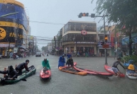 Bão NORU gây mưa lớn, nguy cơ ngập lụt tại 60 quận, huyện, TP, TX thuộc 10 địa phương