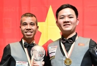 Tuyển billiard Việt Nam lần đầu tiên vô địch thế giới