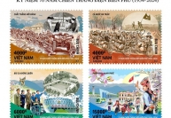 Ngày 5/5, phát hành bộ tem kỷ niệm 70 năm chiến thắng Điện Biên Phủ
