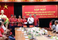 Lãnh đạo tỉnh gặp mặt vận động viên, huấn luyện viên Đội tuyển Xe đạp quốc gia Việt Nam thi đấu tại SEA Games 31
