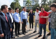 Đoàn đại biểu cấp cao HĐND tỉnh TUV, nước Mông Cổ thăm, làm việc tại khu công nghiệp Lương Sơn