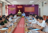 Kiểm tra việc thực hiện Nghị quyết Đại hội Đảng bộ tỉnh lần thứ XVII tại Huyện ủy Tân Lạc