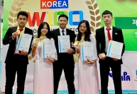 Học sinh Hòa Bình đoạt 3 HCV Olympic Phát minh và sáng chế thế giới