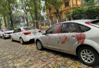 Hà Nội: Khởi tố nhóm đối tượng trong vụ tạt sơn ô tô ở Định Công