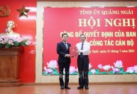 Ông Nguyễn Hoàng Giang được bầu giữ chức Chủ tịch Ủy ban nhân dân tỉnh Quảng Ngãi