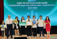 Trường Đại học Kinh tế quốc dân đoạt giải Nhất cuộc thi thử thách khởi nghiệp “Thành phố sáng tạo thông minh (Startup City)” năm 2024