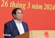 Thủ tướng Chính phủ Phạm Minh Chính chủ trì họp Tiểu ban Kinh tế - xã hội Đại hội XIV của Đảng