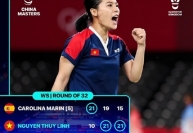 Tin thể thao hôm nay ngày (23-11): Tay vợt Nguyễn Thùy Linh tạo địa chấn, Thái Lan sa thải HLV Mano Polking