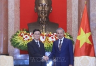 Chủ tịch nước Tô Lâm tiếp Trưởng Khu hành chính đặc biệt Hồng Kông (Trung Quốc)