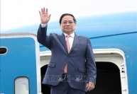 Thủ tướng Phạm Minh Chính tới Trung Quốc bắt đầu tham dự Hội nghị WEF Đại Liên