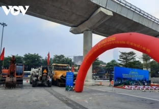 Hà Nội khởi công dự án tăng cường cho tuyến đường sắt đô thị số 3
