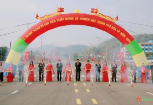 Thành phố Sơn La có tuyến đường mang tên Đại tướng Võ Nguyên Giáp