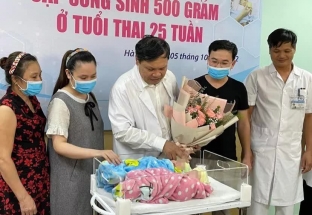 Kỳ diệu: Lần đầu tiên tại Việt Nam nuôi sống thành công cặp song sinh nặng 500gram