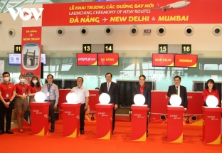 Khai trương các đường bay mới từ Đà Nẵng tới New Delhi và Mumbai (Ấn Độ)
