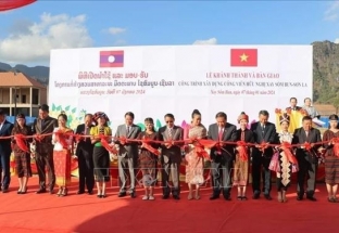 Khánh thành Công viên Hữu nghị Xaysomboun-Sơn La tại Lào