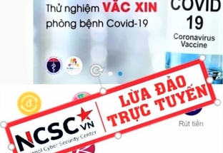 Cảnh giác lừa đảo online lợi dụng chiêu trò đầu tư vaccine Covid-19