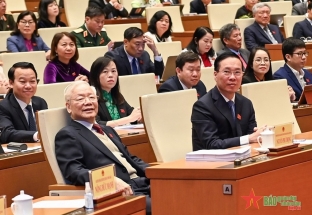 Tổng Bí thư Nguyễn Phú Trọng dự phiên khai mạc Kỳ họp bất thường lần thứ năm của Quốc hội