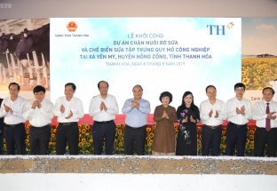 Thủ tướng dự khởi công dự án nông nghiệp công nghệ cao tại Thanh Hóa