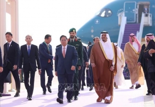 Thủ tướng Chính phủ Phạm Minh Chính tới Riyadh, bắt đầu chuyến công tác dự Hội nghị cấp cao ASEAN - GCC và thăm Vương quốc Saudi Arabia