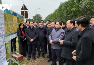 Kiểm tra Dự án đường Vành đai 4: Thủ tướng biểu dương Hà Nội, Bắc Ninh, Hưng Yên