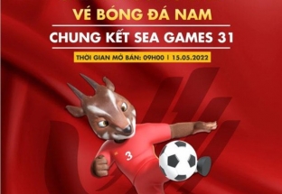 Vé chung kết bóng đá nam SEA Games 31 chính thức mở bán