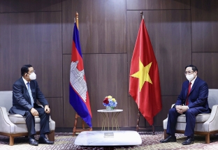 Thủ tướng Chính phủ Phạm Minh Chính gặp gỡ song phương Thủ tướng Campuchia, Singapore, Malaysia