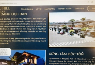 Thừa Thiên Huế vào cuộc việc quảng cáo "thổi phồng" Khu nghỉ dưỡng Park Hill Villas