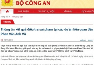 Nhiều cán bộ TPHCM, Đà Nẵng bị điều tra do liên quan đến Vũ 'nhôm'
