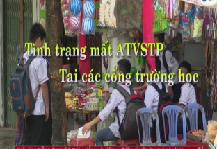 Tình trạng mất ATVSTP tại các cổng trường học
