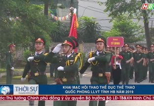 Khai mạc Hội thao TDTT Quốc phòng LLVT tỉnh Hòa Bình năm 2019