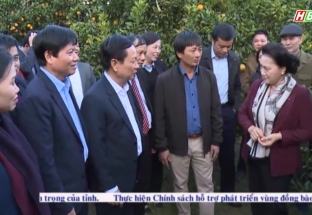 6/12: Chủ tịch Quốc hội Nguyễn Thị Kim Ngân thăm tỉnh Hòa Bình