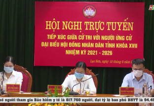 12/5: Ứng cử viên ĐB HĐND tỉnh NK 2021 - 2026 đơn vị bầu cử số 4 tiếp xúc cử tri tại Huyện Lạc Sơn