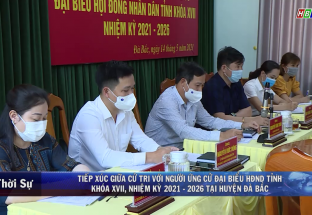 14/5: Tiếp xúc giữa cử tri với ĐB HĐND tỉnh khóa XVII tại huyện Đà Bắc