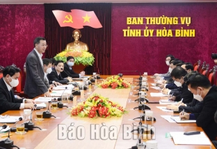 Thường trực Tỉnh ủy làm việc với lãnh đạo Ngân hàng Chính sách xã hội Việt Nam