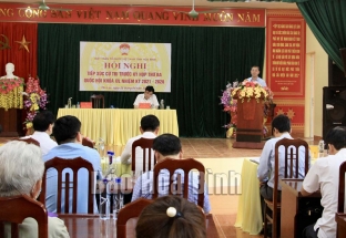 Đoàn đại biểu Quốc hội tỉnh tiếp xúc cử tri huyện Tân Lạc trước Kỳ họp thứ ba, Quốc hội khóa XV
