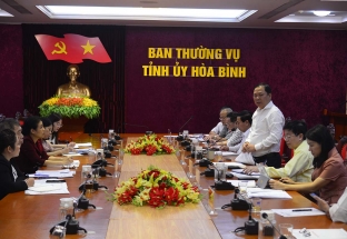 Thường trực Tỉnh uỷ làm việc với Đảng đoàn Liên hiệp các tổ chức hữu nghị Việt Nam