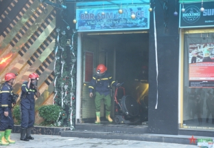 Cháy quán bar ở TP Điện Biên Phủ