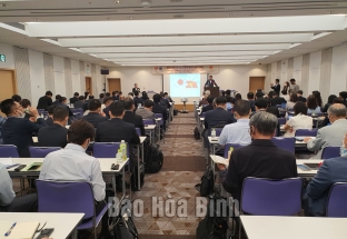 Tỉnh Hòa Bình tham dự hội nghị xúc tiến đầu tư tại Fukuoka, Nhật Bản