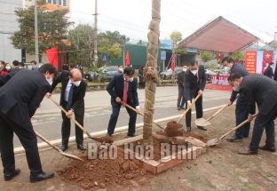 Thành phố Hòa Bình phát động "Tết trồng cây đời đời nhớ ơn Bác Hồ" xuân Nhâm Dần