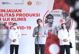 Tổng thống Indonesia nhận mũi tiêm vaccine ngừa Covid-19 đầu tiên vào ngày mai
