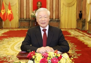Tổng Bí thư Nguyễn Phú Trọng gửi điện chúc mừng ông Tập Cận Bình tái cử