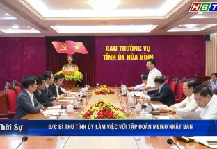 30/10: Đ/c Bí thư Tỉnh ủy làm việc với tập đoàn Meiko Nhật Bản