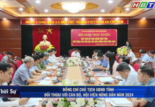 12/11: Đồng chí Chủ tịch UBND tỉnh đối thoại với cán bộ, hội viên nông dân năm 2024